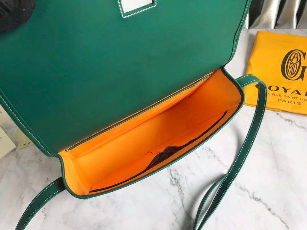 Goyard 2MMLTY01CL01P Belvedere MM Bag GY020183 Green
