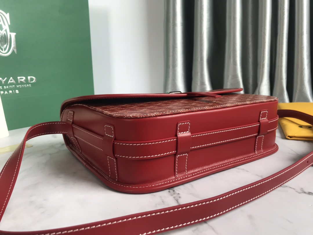 Goyard 2MMLTY01CL01P Belvedere MM Bag GY020183 Red - Default Title - View 3