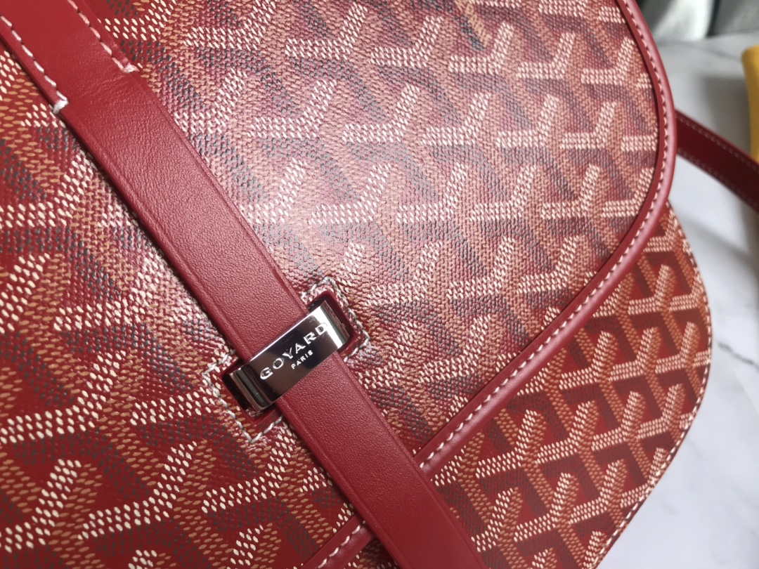 Goyard 2MMLTY01CL01P Belvedere MM Bag GY020183 Red - Default Title - View 4