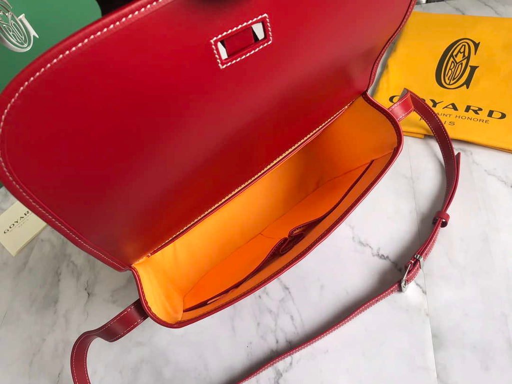 Goyard 2MMLTY01CL01P Belvedere MM Bag GY020183 Red
