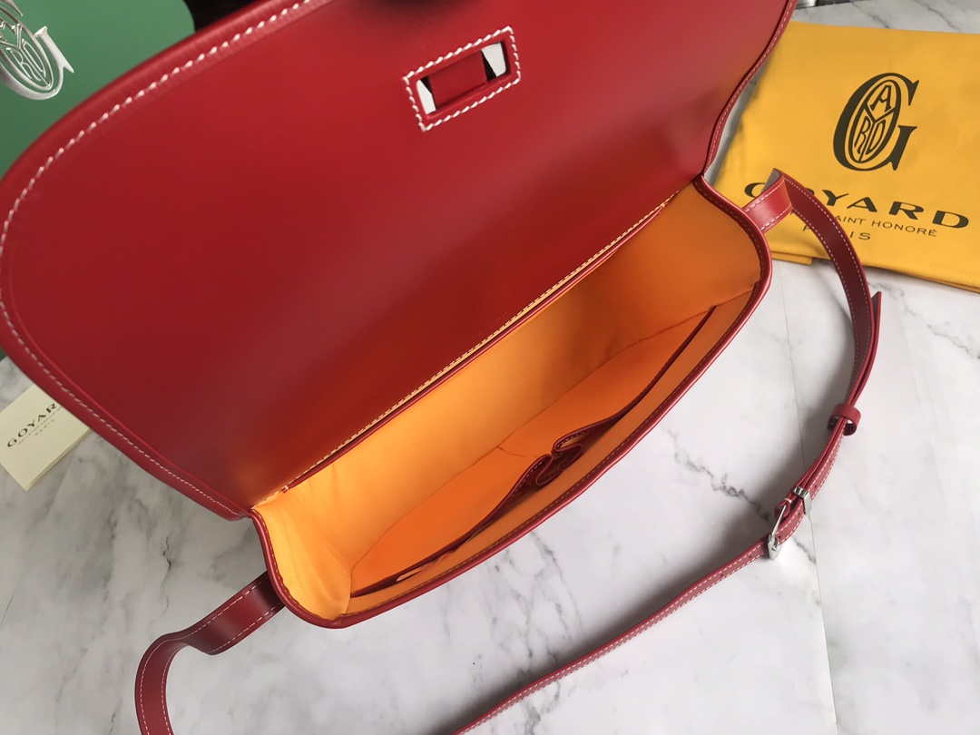 Goyard 2MMLTY01CL01P Belvedere MM Bag GY020183 Red