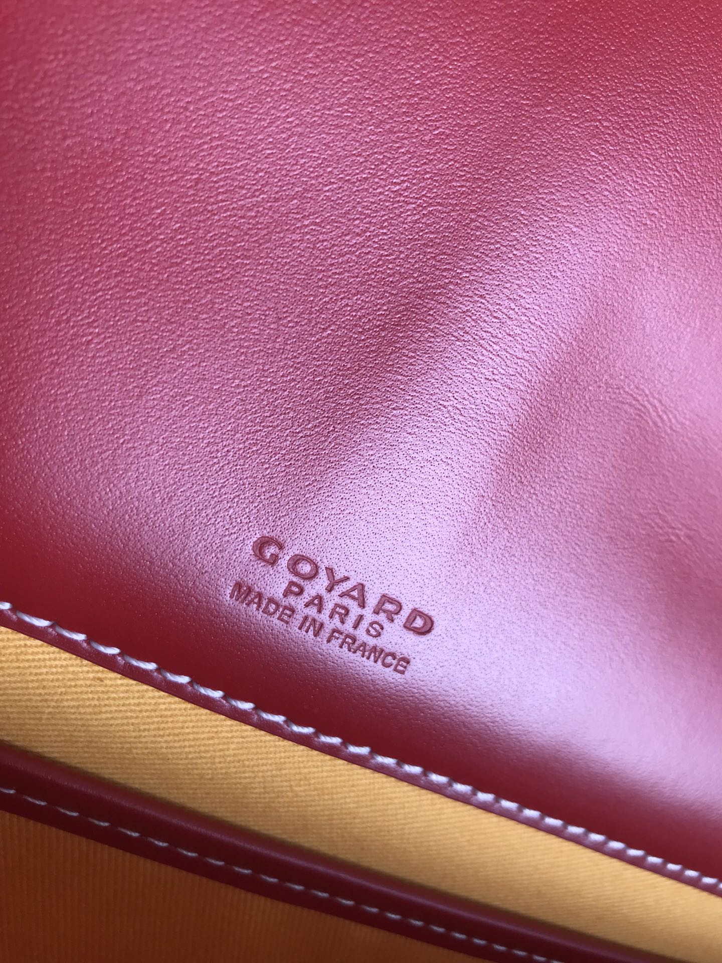 Goyard 2MMLTY01CL01P Belvedere MM Bag GY020183 Red