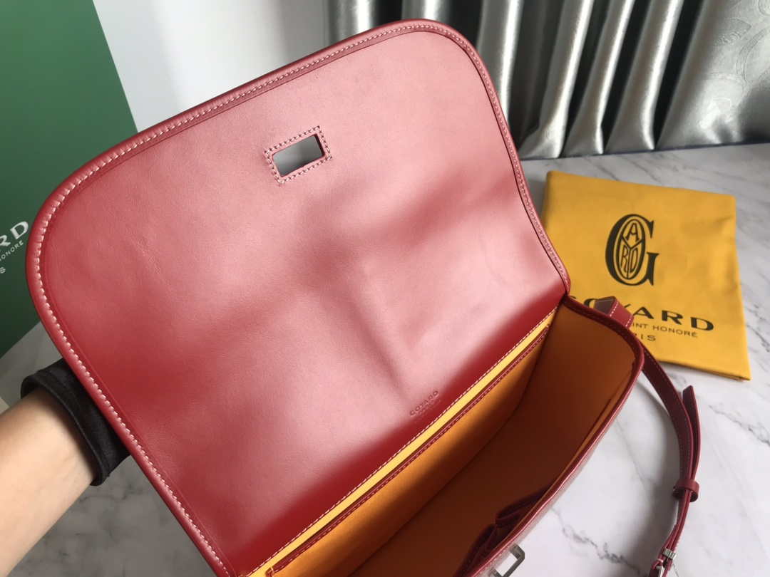 Goyard 2MMLTY01CL01P Belvedere MM Bag GY020183 Red - Default Title - View 9