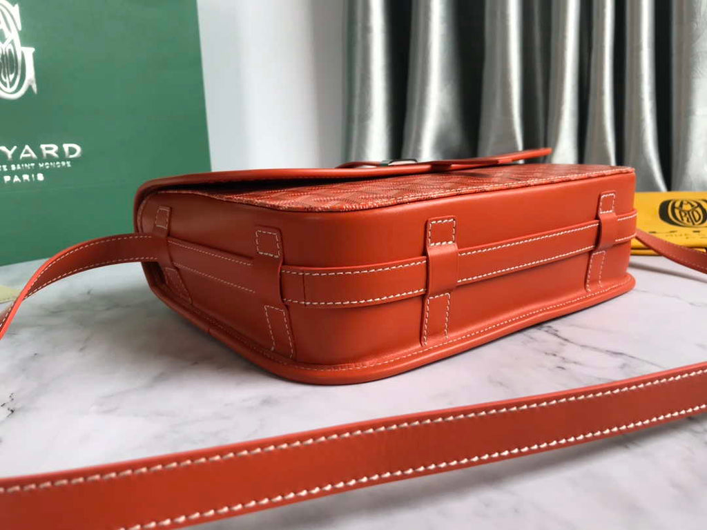 Goyard 2MMLTY01CL01P Belvedere MM Bag GY020183 Orange