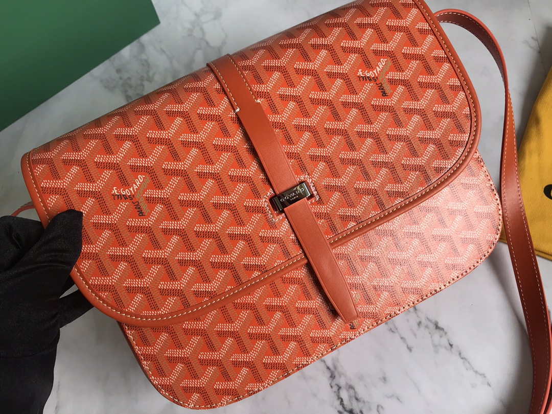 Goyard 2MMLTY01CL01P Belvedere MM Bag GY020183 Orange - Default Title - View 5