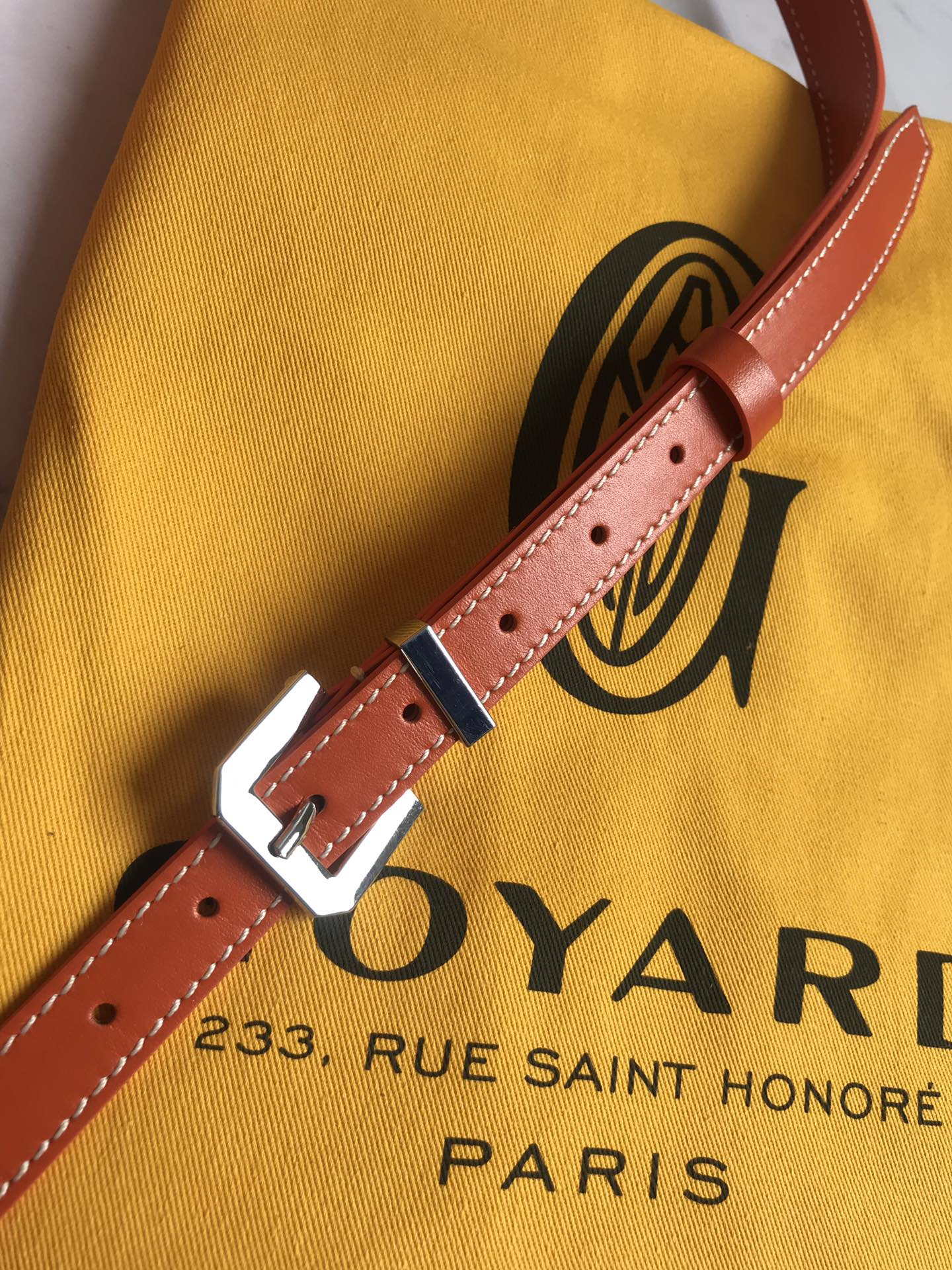 Goyard 2MMLTY01CL01P Belvedere MM Bag GY020183 Orange - Default Title - View 6