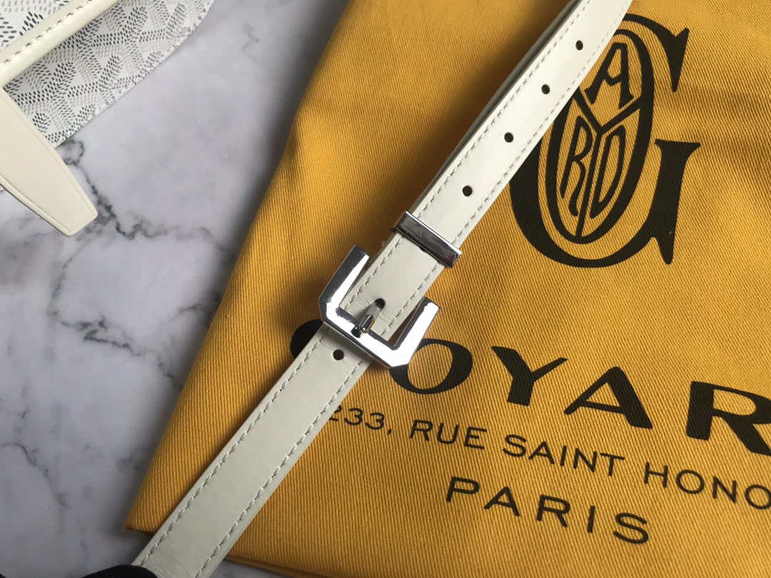 Goyard 2MMLTY01CL01P Belvedere MM Bag GY020183 White - Default Title - View 8