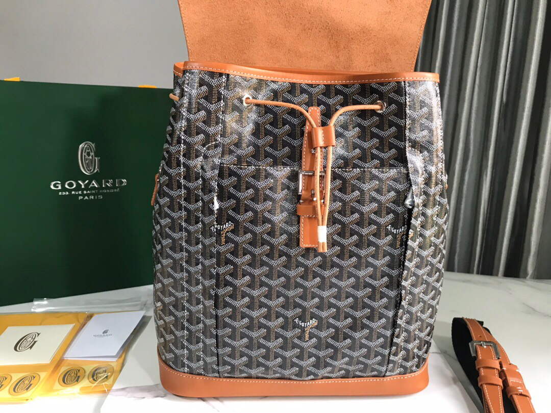 Goyard ALPIN2MMLTY Alpin MM Backpack Brown - Default Title - View 5