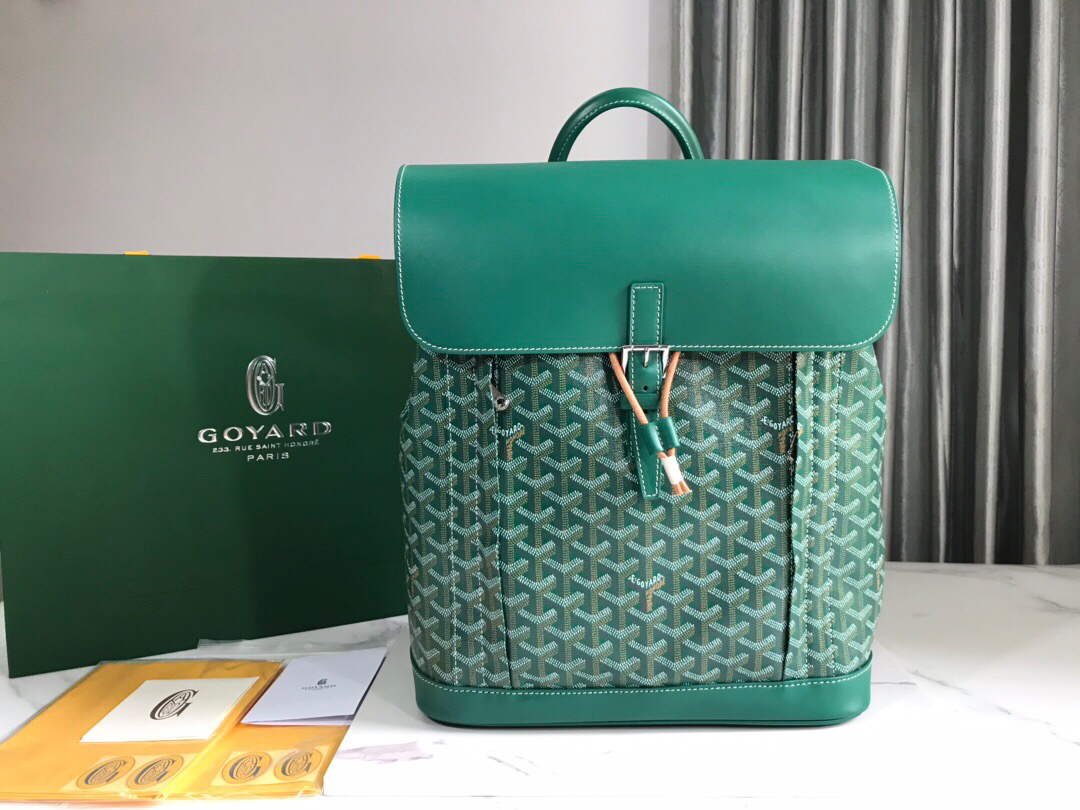 Goyard ALPIN2MMLTY Alpin MM Backpack Green - Default Title - View 1