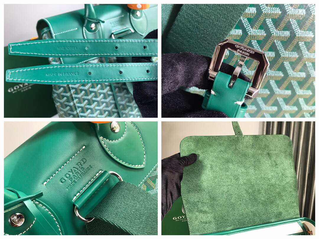 Goyard ALPIN2MMLTY Alpin MM Backpack Green - Default Title - View 9