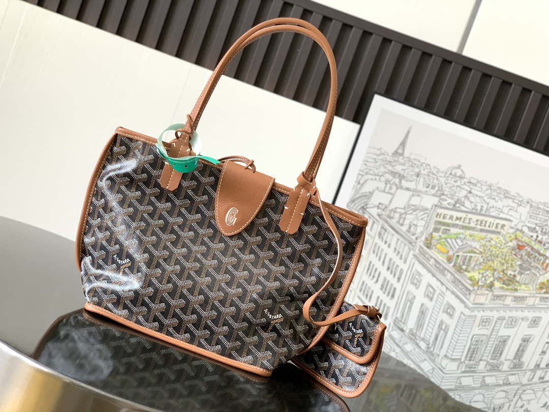 Goyard ANJOUSMINCG07TY07P Anjou Mini Bag Brown - Default Title - View 1
