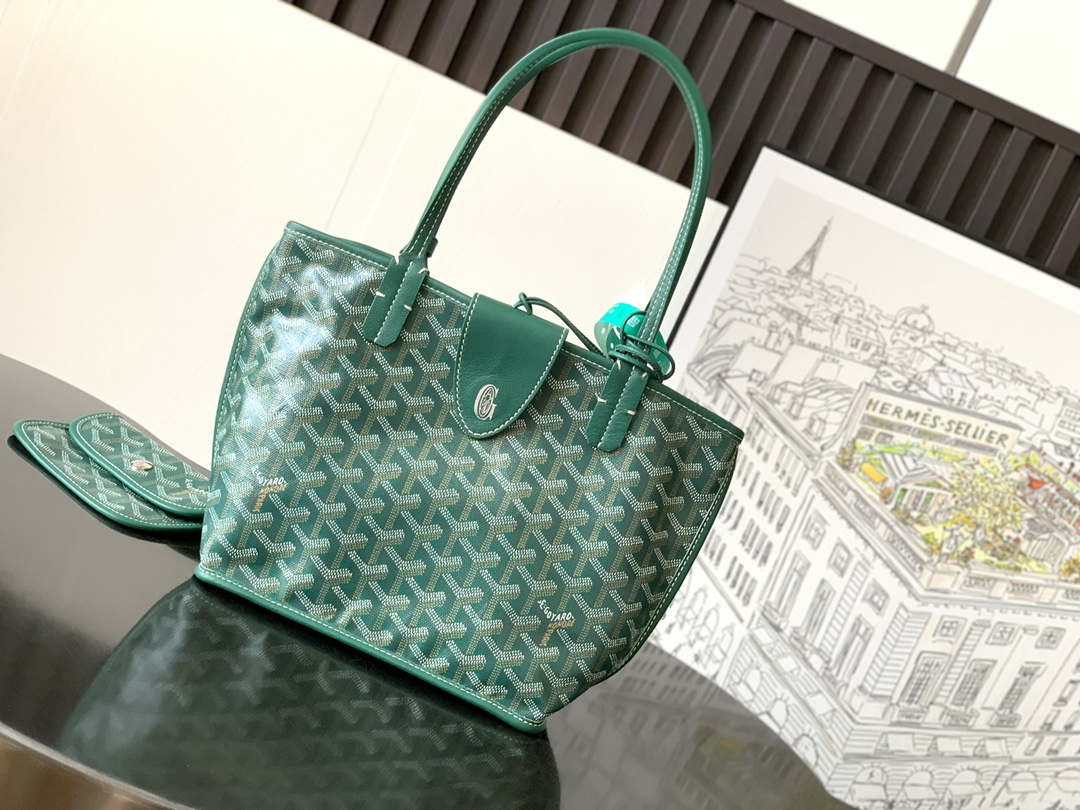 Goyard ANJOUSMINCG07TY07P Anjou Mini Bag Green - Default Title - View 1