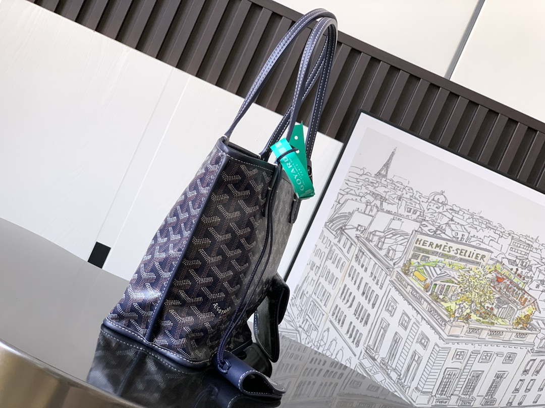 Goyard ANJOUSMINCG07TY07P Anjou Mini Bag Navy Blue - Default Title - View 2