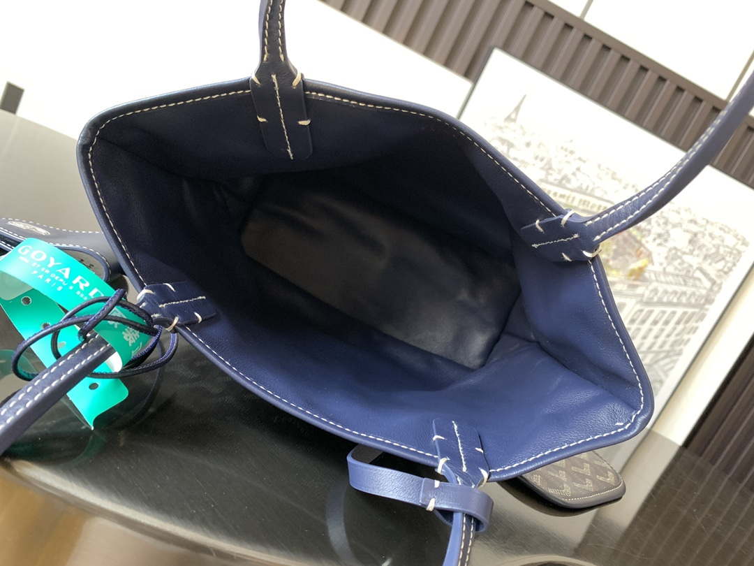 Goyard ANJOUSMINCG07TY07P Anjou Mini Bag Navy Blue - Default Title - View 8