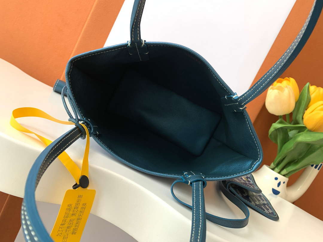 Goyard ANJOUSMINCG07TY07P Anjou Mini Bag Pearly Blue - Default Title - View 9