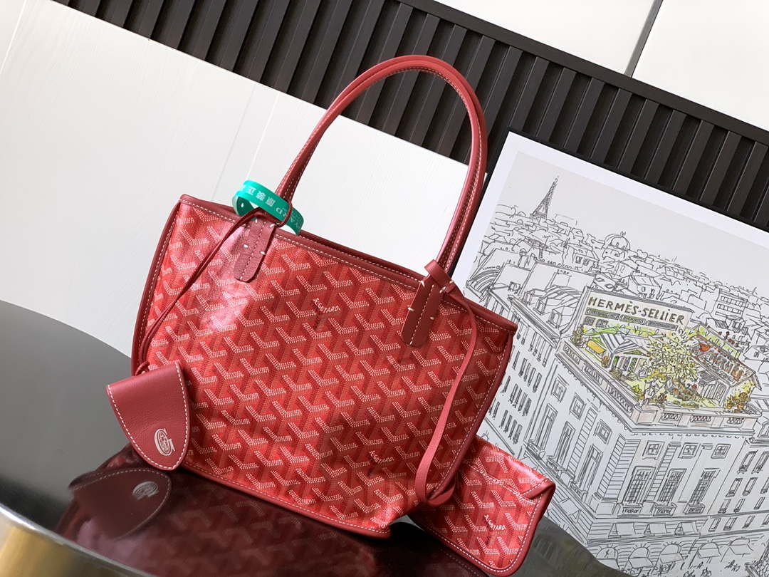 Goyard ANJOUSMINCG07TY07P Anjou Mini Bag Red - Default Title - View 3