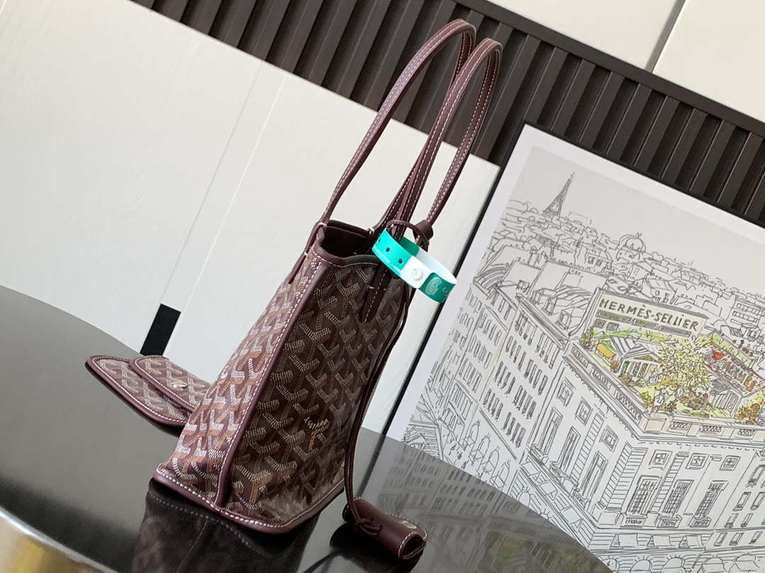 Goyard ANJOUSMINCG07TY07P Anjou Mini Bag Wine Red - Default Title - View 2