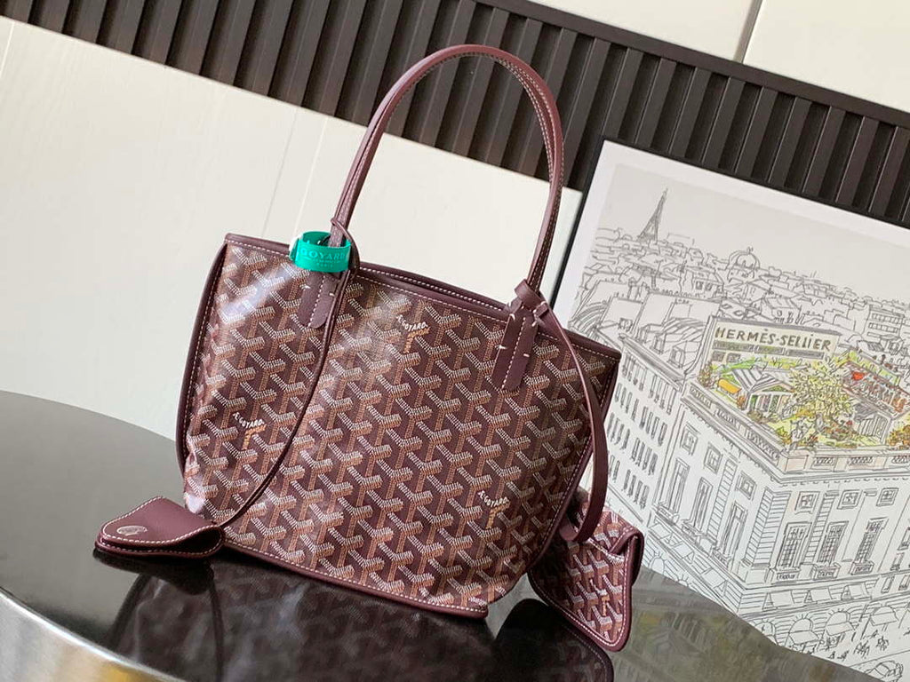 Goyard ANJOUSMINCG07TY07P Anjou Mini Bag Wine Red