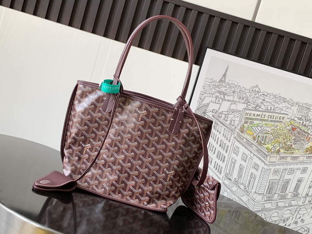 Goyard ANJOUSMINCG07TY07P Anjou Mini Bag Wine Red - Default Title - View 3