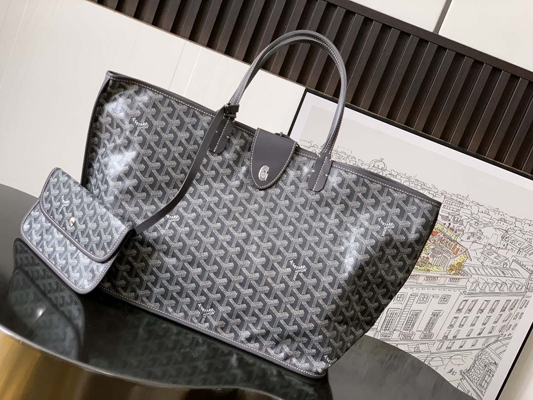 Goyard ANJOUSPMLCG03TY01P Anjou PM Bag Gray - Default Title - View 1