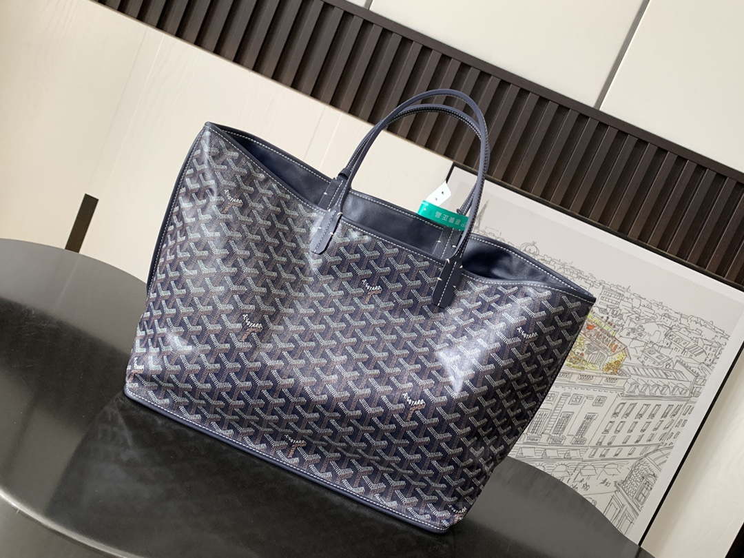 Goyard ANJOUSPMLCG03TY01P Anjou PM Bag Navy Blue - Default Title - View 3
