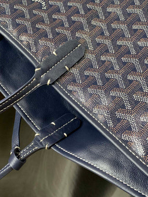 Goyard ANJOUSPMLCG03TY01P Anjou PM Bag Navy Blue - Default Title - View 5