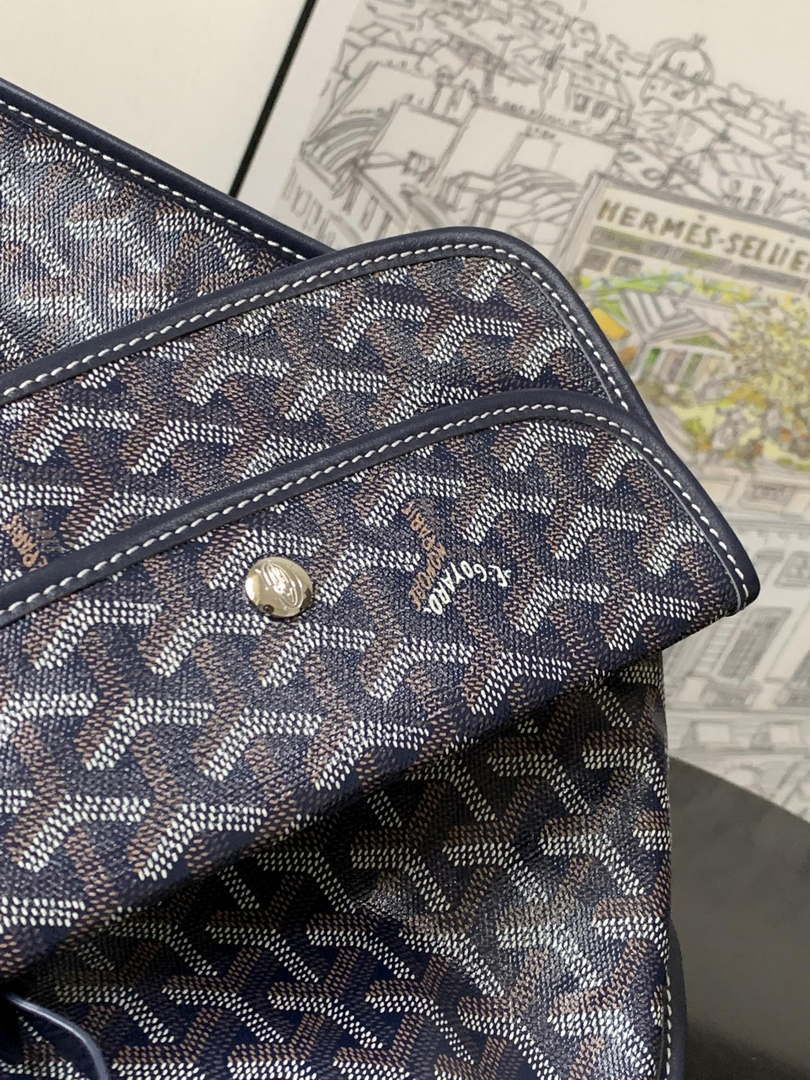 Goyard ANJOUSPMLCG03TY01P Anjou PM Bag Navy Blue - Default Title - View 6