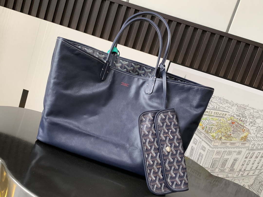 Goyard ANJOUSPMLCG03TY01P Anjou PM Bag Navy Blue - Default Title - View 9