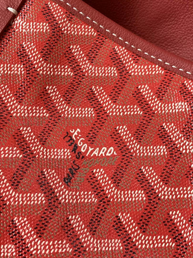 Goyard ANJOUSPMLCG03TY01P Anjou PM Bag Red - Default Title - View 7