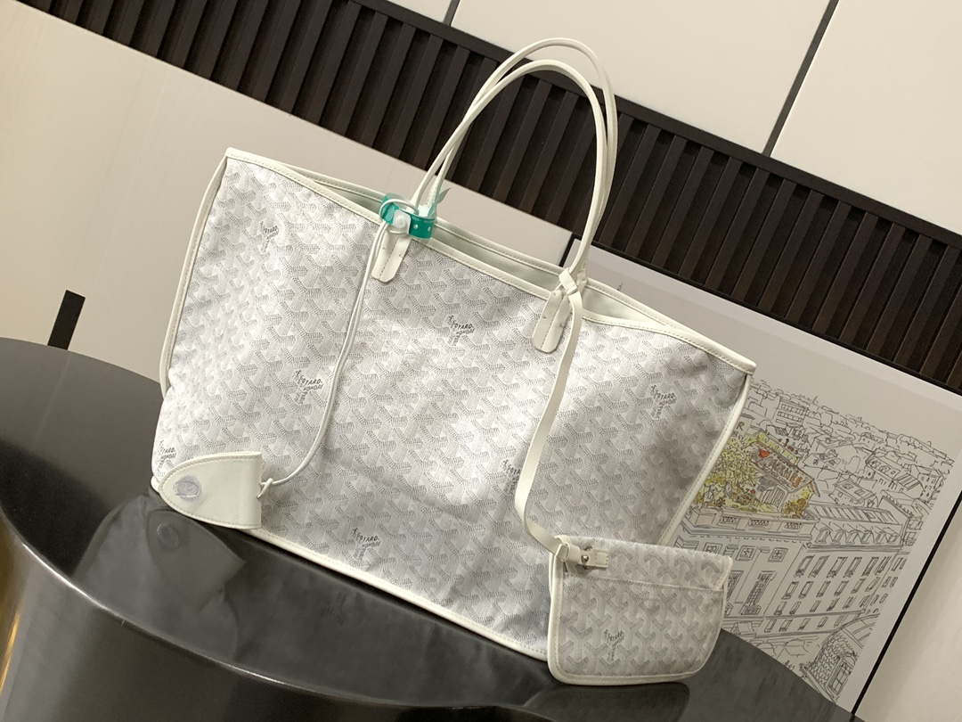 Goyard ANJOUSPMLCG03TY01P Anjou PM Bag White