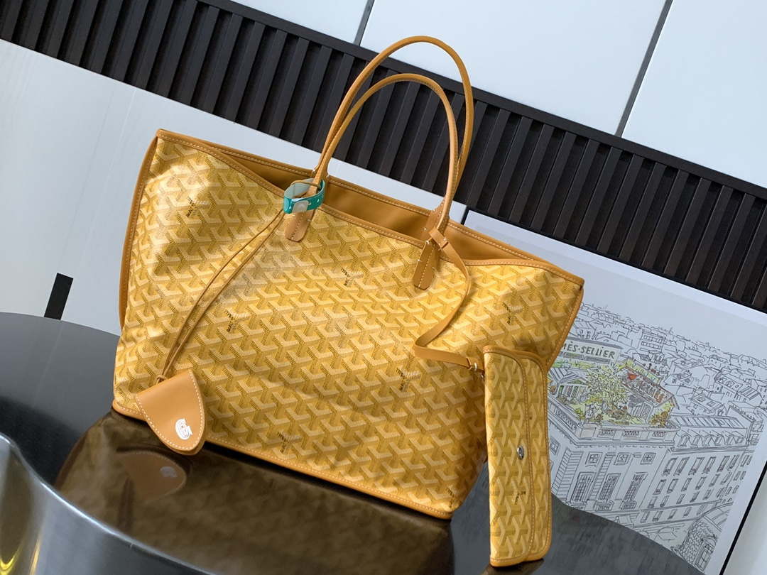 Goyard ANJOUSPMLCG03TY01P Anjou PM Bag Yellow - Default Title - View 3
