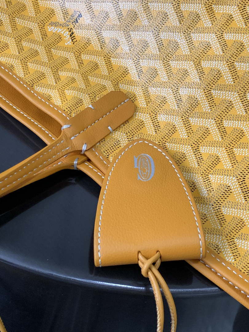 Goyard ANJOUSPMLCG03TY01P Anjou PM Bag Yellow - Default Title - View 5