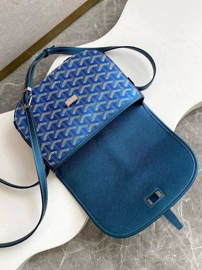 Goyard BELVE3PMLTY09CG09P Belvedere PM Bag Pearly Blue
