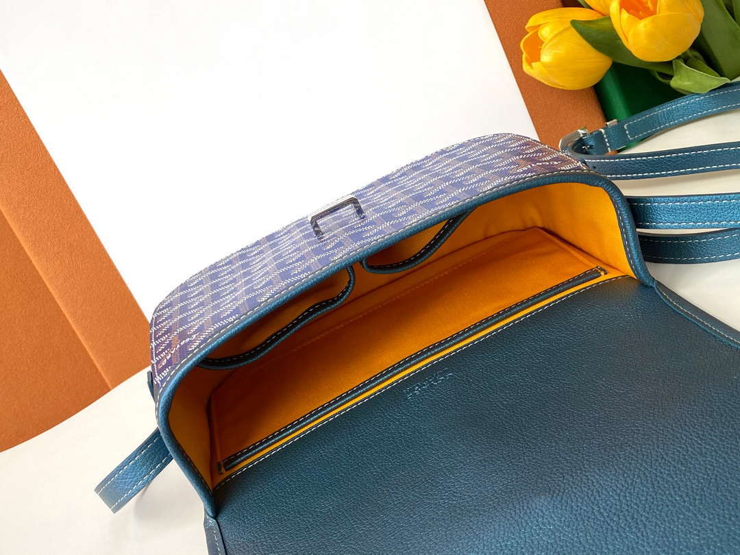 Goyard BELVE3PMLTY09CG09P Belvedere PM Bag Pearly Blue