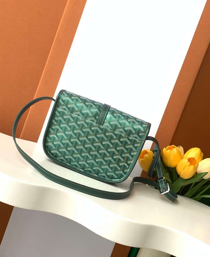 Goyard BELVE3PMLTY09CG09P Belvedere PM Bag Pearly Green
