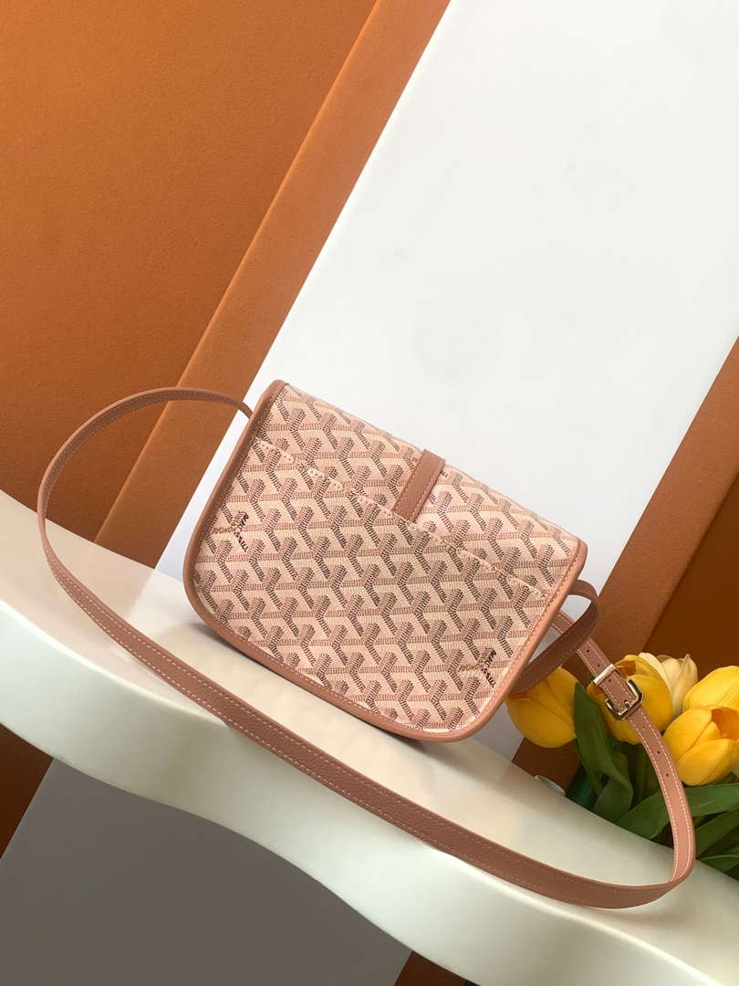 Goyard BELVE3PMLTY09CG09P Belvedere PM Bag Pearly Pink
