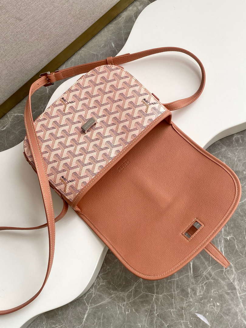 Goyard BELVE3PMLTY09CG09P Belvedere PM Bag Pearly Pink