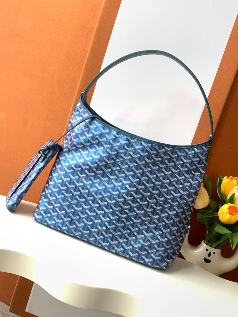 Goyard BOHEMEPMLTY01CL03P Boh¨¨me Hobo Bag Pearly Blue