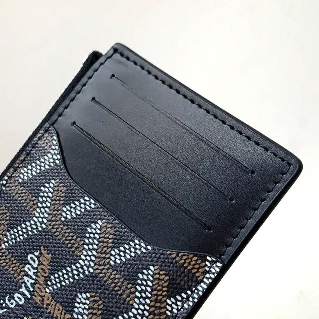 Goyard BOURBOPMLTY01CL03P Bourbon zipped card holder G25162