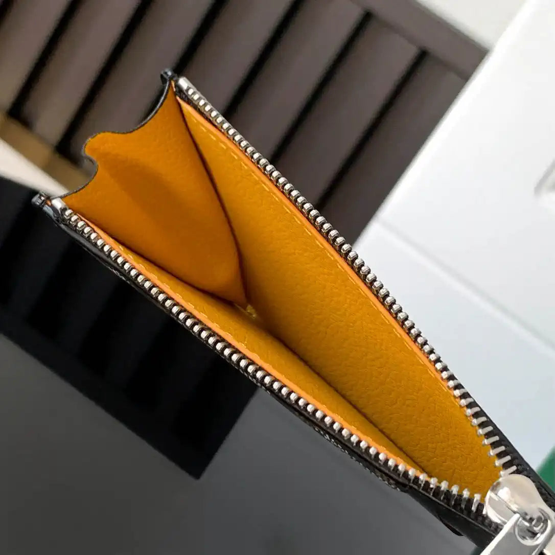 Goyard BOURBOPMLTY01CL03P Bourbon zipped card holder G25162