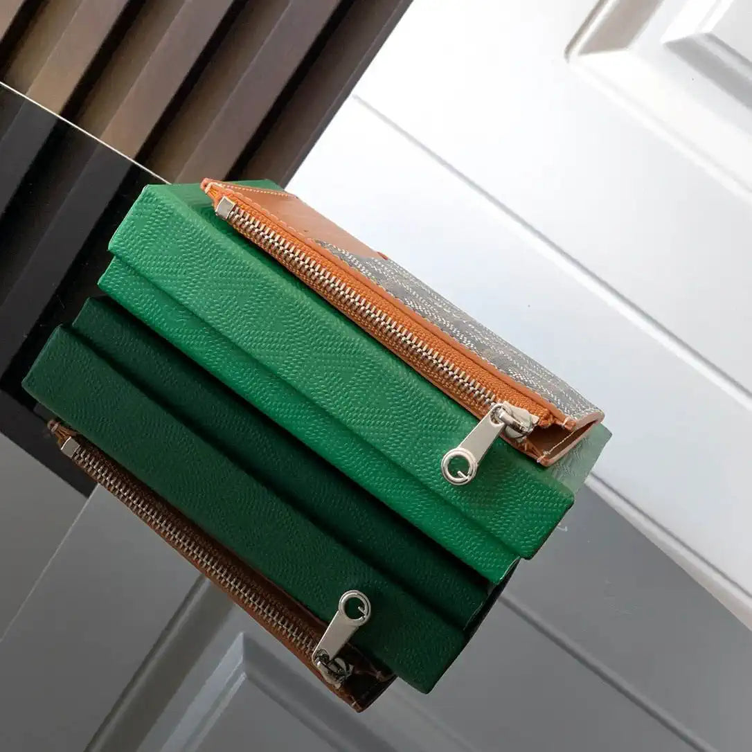 Goyard BOURBOPMLTY01CL03P Bourbon zipped card holder G25163