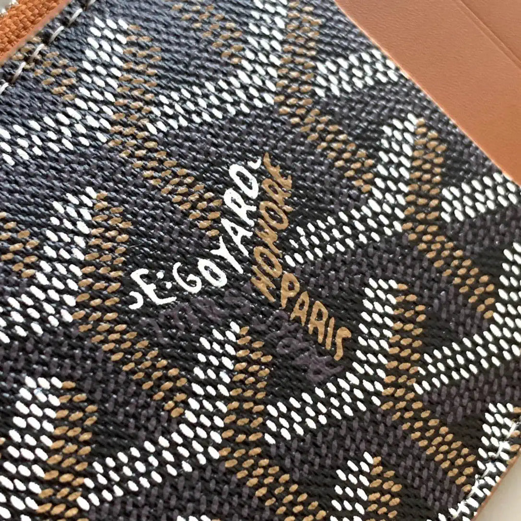Goyard BOURBOPMLTY01CL03P Bourbon zipped card holder G25163