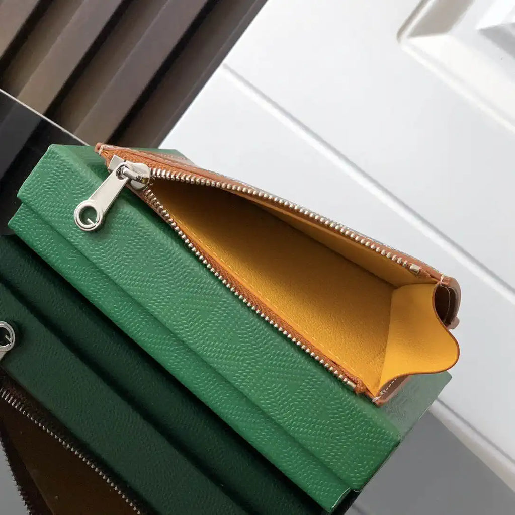 Goyard BOURBOPMLTY01CL03P Bourbon zipped card holder G25163