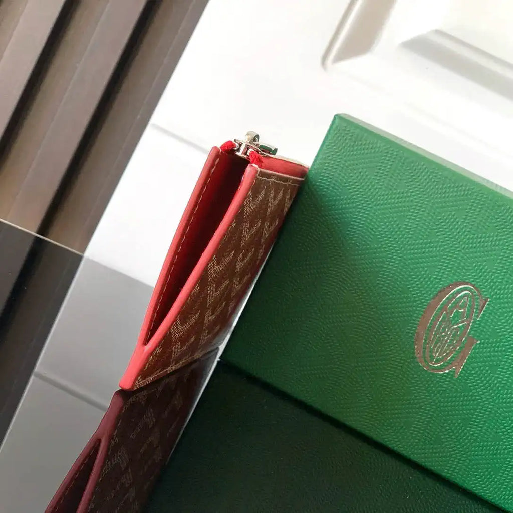 Goyard BOURBOPMLTY01CL03P Bourbon zipped card holder G25165