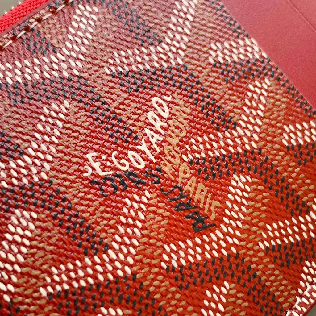 Goyard BOURBOPMLTY01CL03P Bourbon zipped card holder G25165