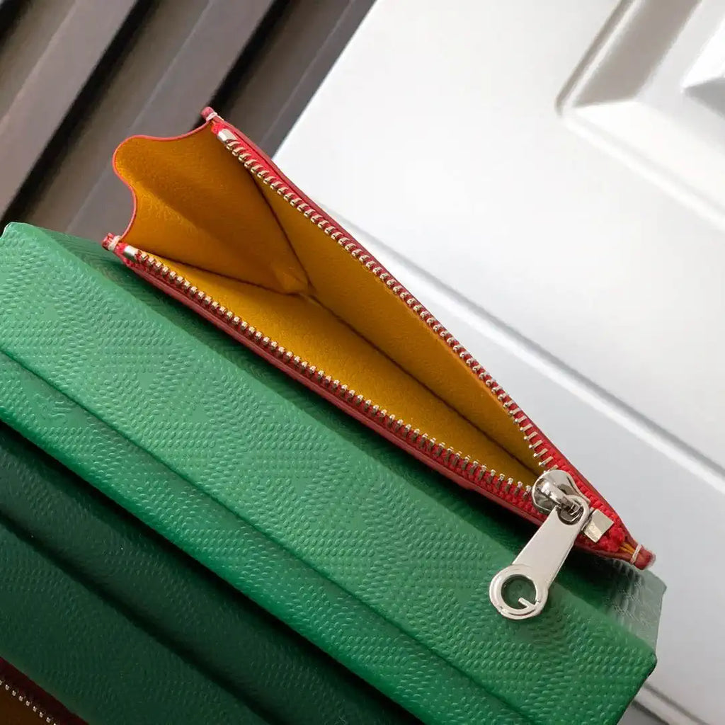 Goyard BOURBOPMLTY01CL03P Bourbon zipped card holder G25165