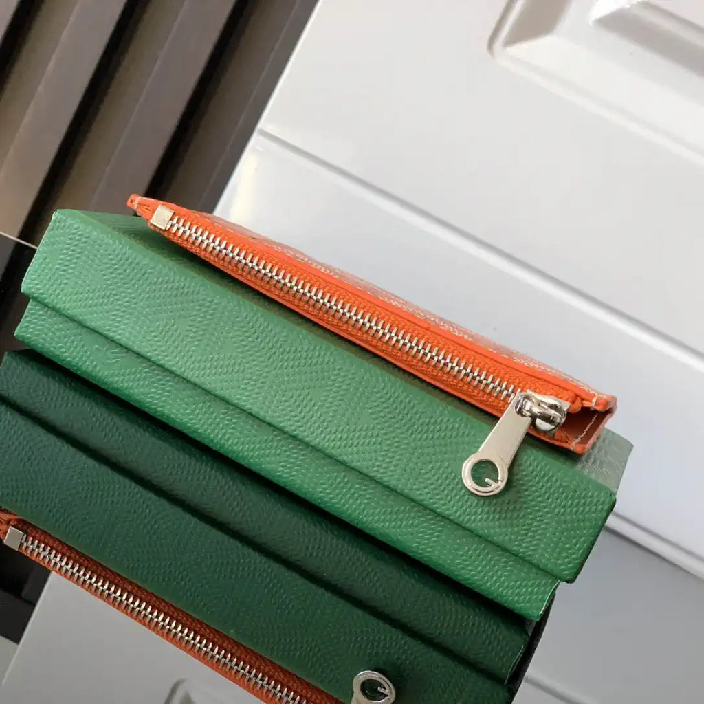 Goyard BOURBOPMLTY01CL03P Bourbon zipped card holder G25166