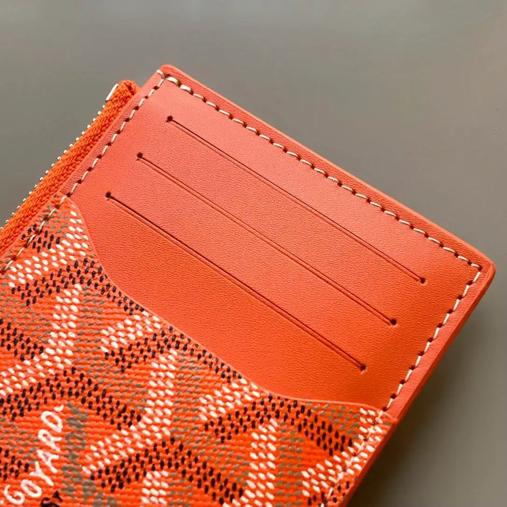 Goyard BOURBOPMLTY01CL03P Bourbon zipped card holder G25166