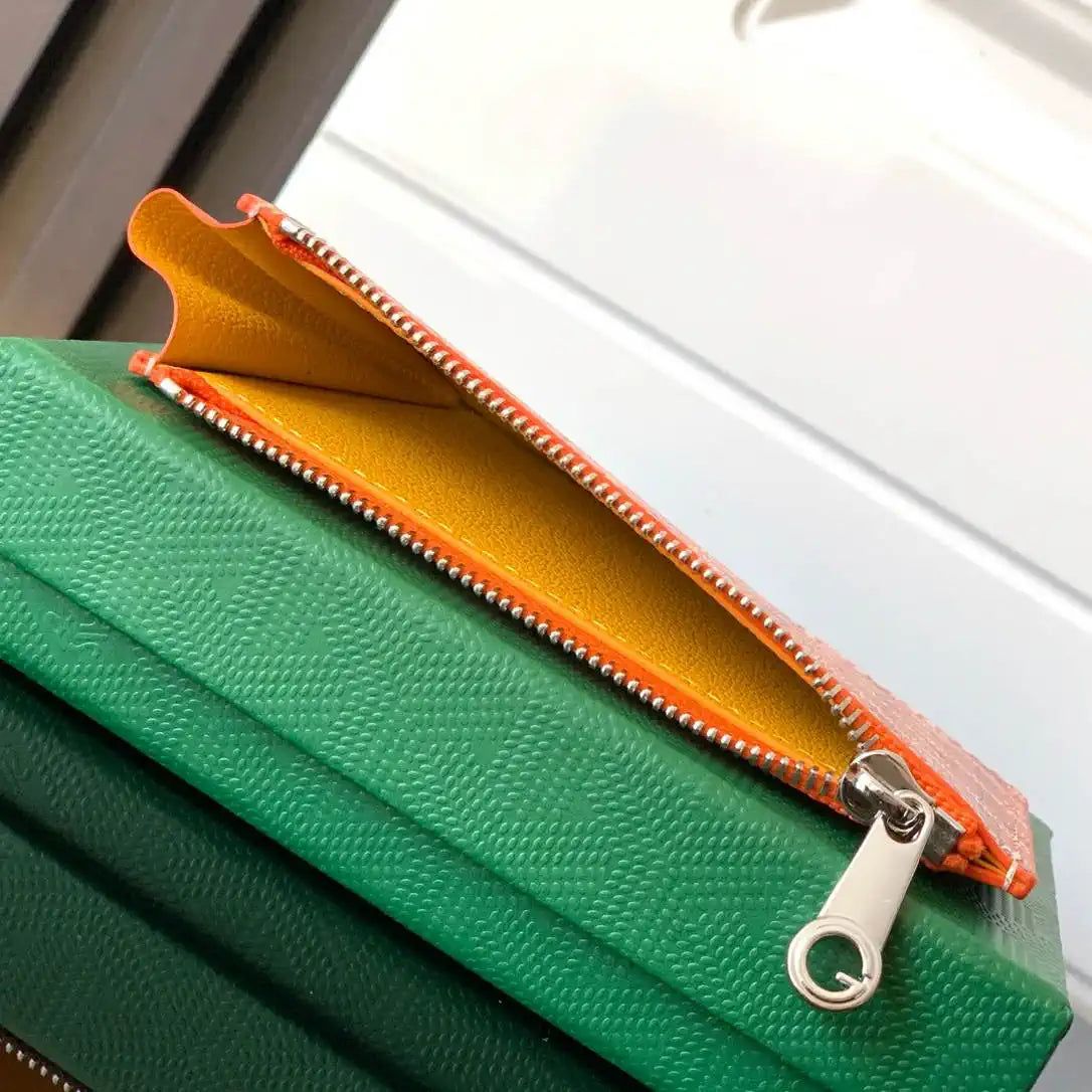 Goyard BOURBOPMLTY01CL03P Bourbon zipped card holder G25166