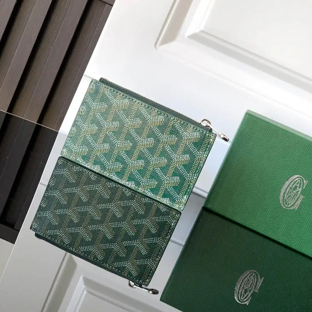 Goyard BOURBOPMLTY01CL03P Bourbon zipped card holder G25167